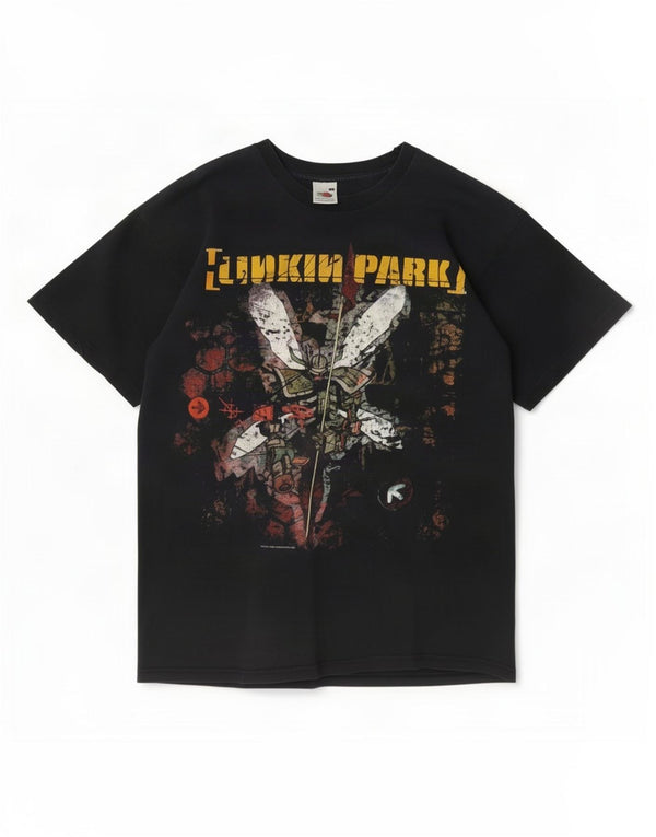 Vintage Mens Linkin Park Hybrid Theory 2002 T-Shirt Top Medium Black