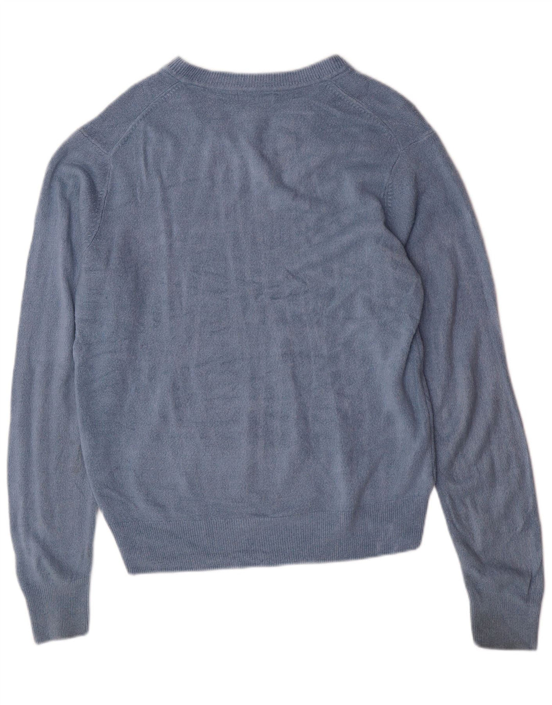 Dockers Mens V-Neck Jumper Sweater Small Blue Argyle/Diamond Acrylic