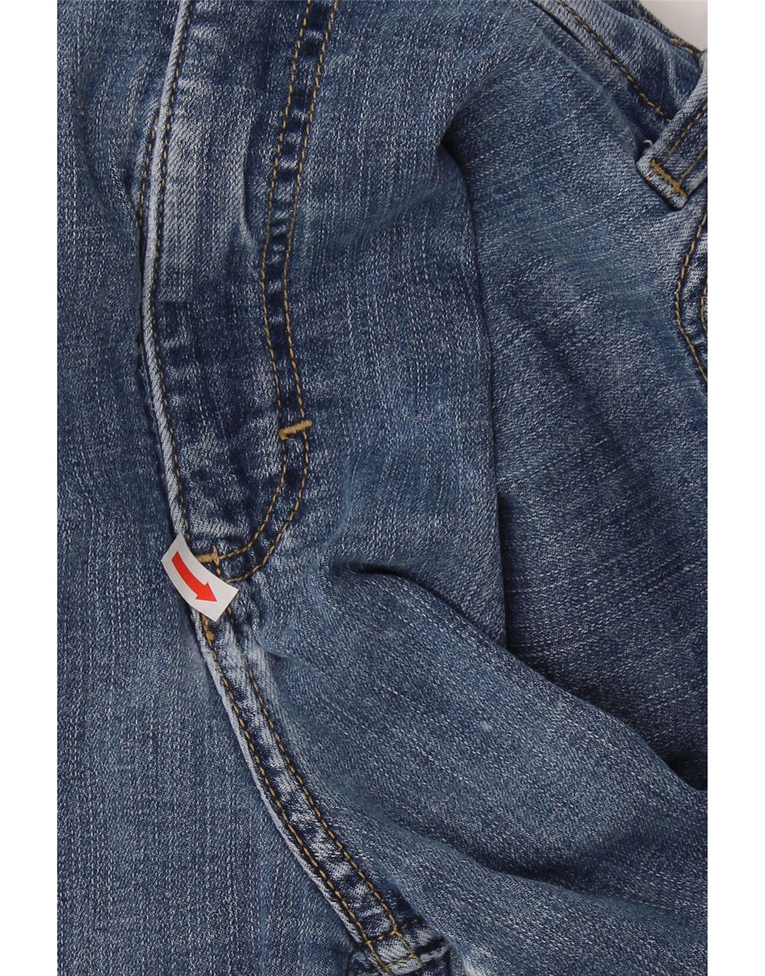 LEE Womens Bermuda Mid Rise Regular Fit Denim Shorts W42 3XL Blue Vintage Lee and Second-Hand Lee from Messina Hembry 