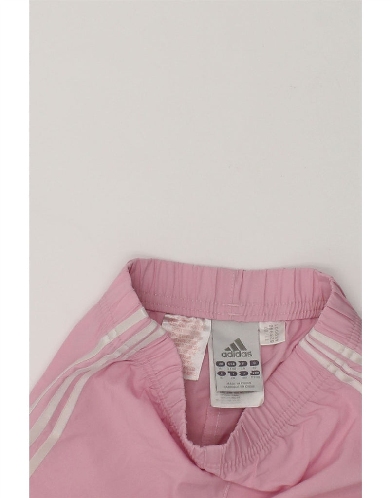 ADIDAS Baby Girls Sport Shorts 18-24 Months Pink Polyester | Vintage Adidas | Thrift | Second-Hand Adidas | Used Clothing | Messina Hembry 