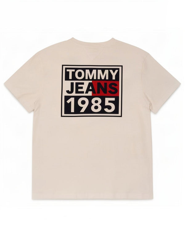 Tommy Hilfiger Mens Graphic T-Shirt Top XL White Cotton
