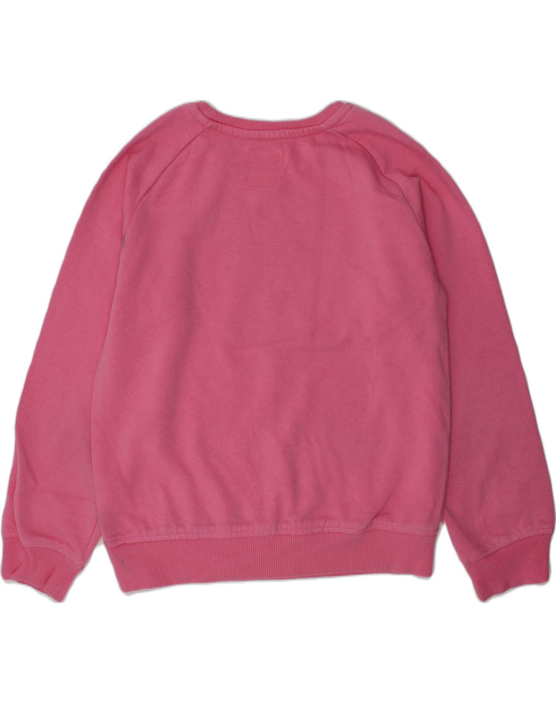 LEVI'S Girls Graphic Sweatshirt Jumper 15-16 Years Large  Pink Cotton | Vintage Levi's | Thrift | Second-Hand Levi's | Used Clothing | Messina Hembry 