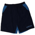 ADIDAS Mens Graphic Sport Shorts 2XL Navy Blue Colourblock Polyester