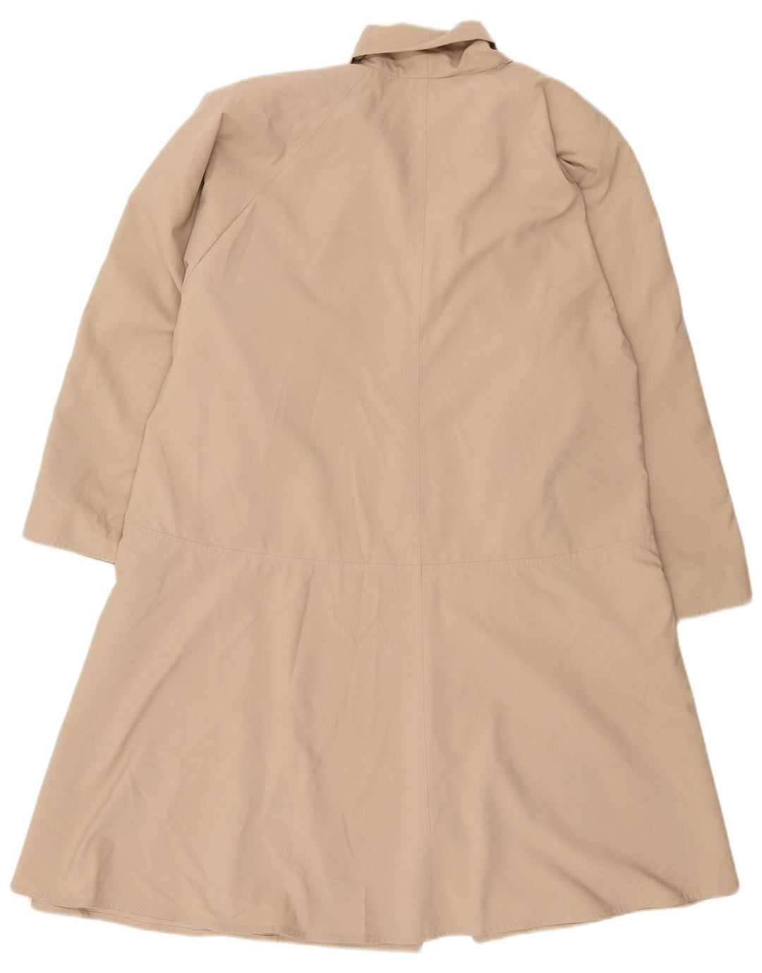 Marella Womens Overcoat UK 14 Large Beige Polyester