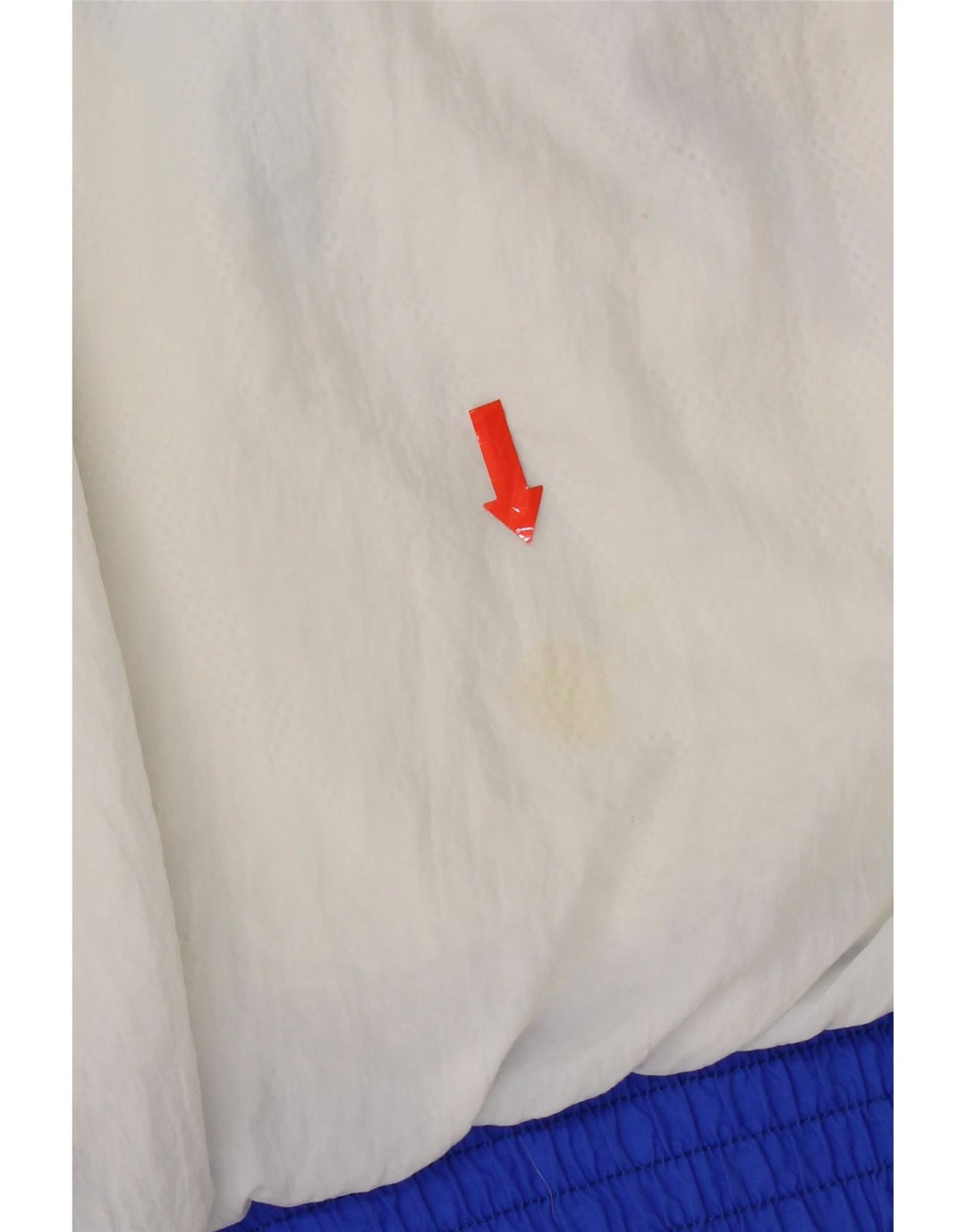 Vintage Womens Tracksuit Top Jacket UK 14 Medium White Colourblock