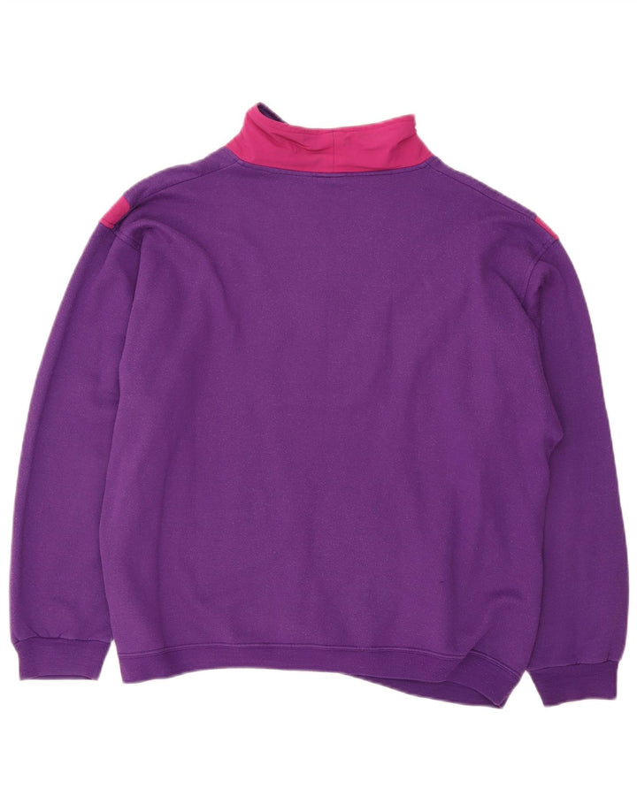 Campagnolo Mens Oversized Graphic Sweatshirt Jumper UK 16 Large Purple