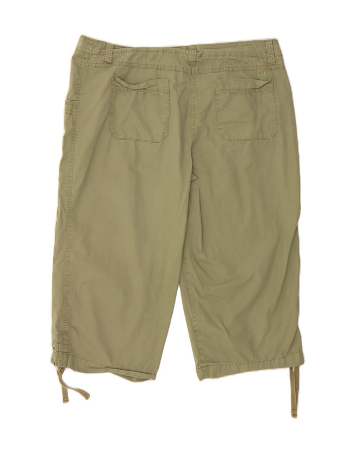 IZOD Womens Bermuda Shorts US 16 2XL W38 Khaki Cotton Vintage Izod and Second-Hand Izod from Messina Hembry 