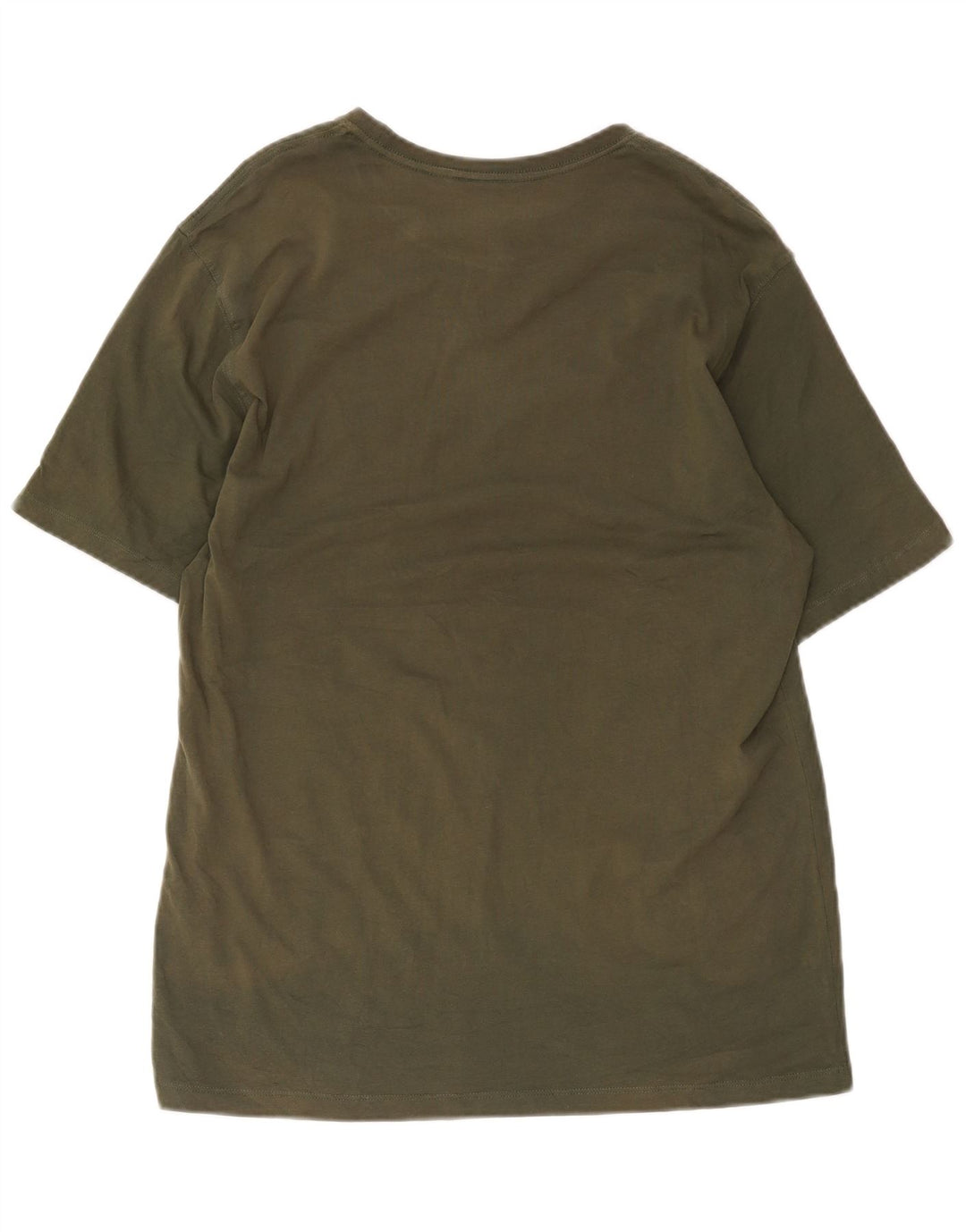Champion Mens Graphic T-Shirt Top XL Khaki Cotton
