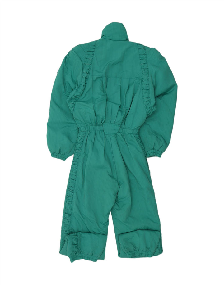 COLMAR Womens Ski Jumpsuit UK 16 Large Green Vintage Colmar and Second-Hand Colmar from Messina Hembry 