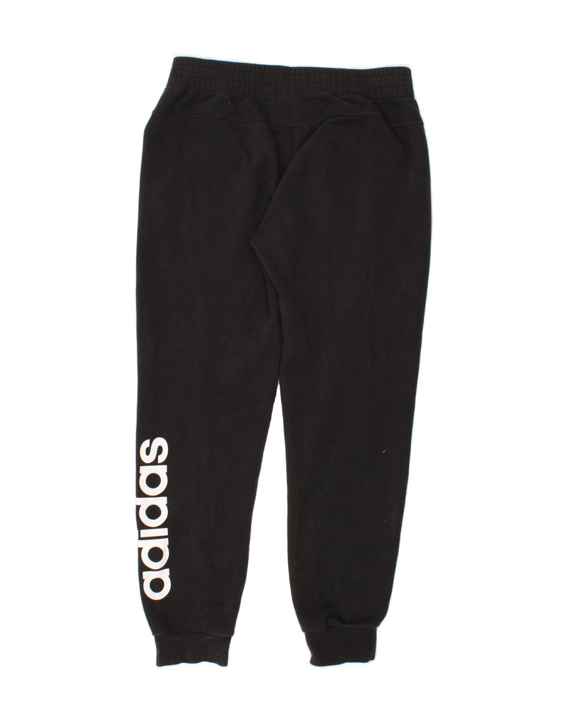 ADIDAS Mens Graphic Tracksuit Trousers Joggers Medium  Black Cotton Vintage Adidas and Second-Hand Adidas from Messina Hembry 