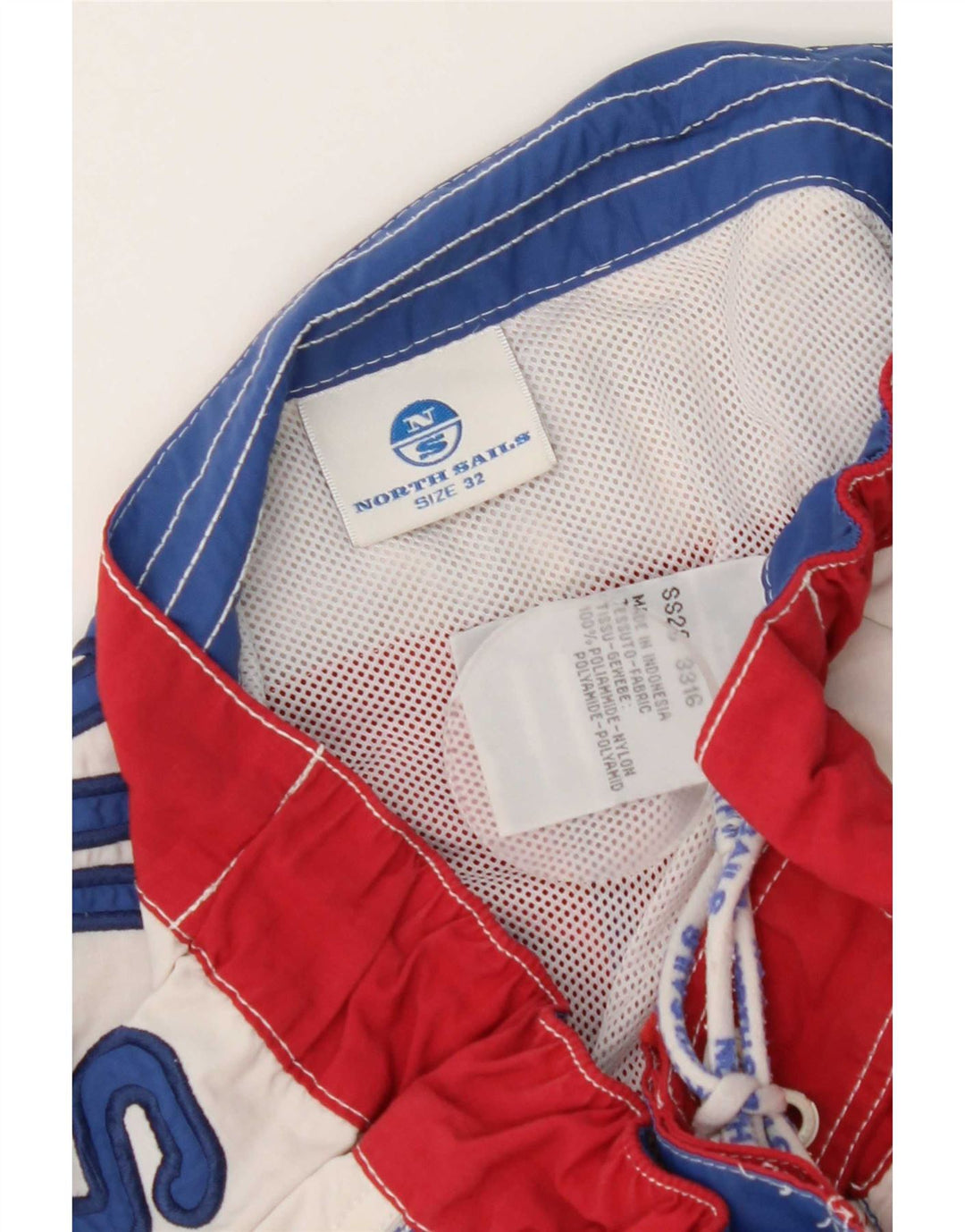 North Sails Mens Swimming Shorts Medium  Red Colourblock Polyamide