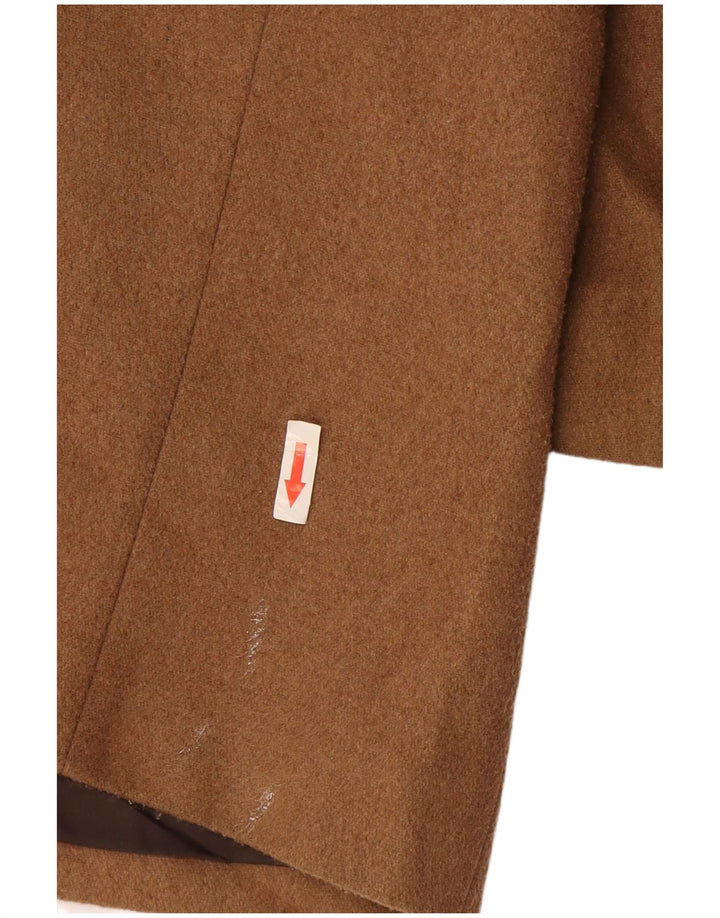 Marks & Spencer Mens 2 Button Blazer Jacket UK 38 Medium Brown Polyester