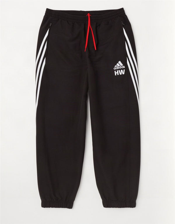 Adidas Mens Tracksuit Trousers Joggers Large Black Polyester