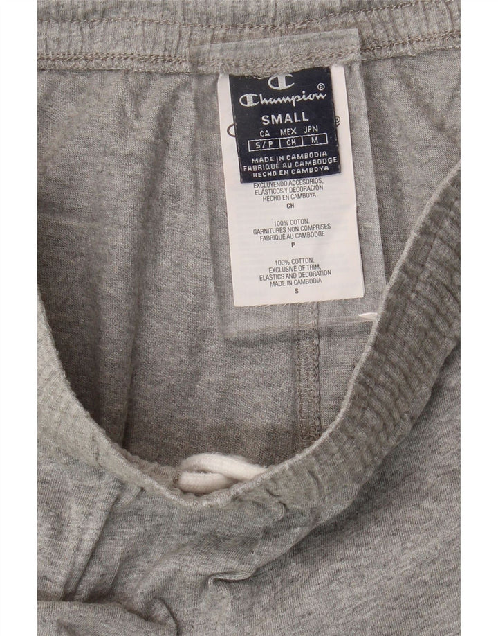 Champion Mens Graphic Sport Shorts Small  Grey Flecked Cotton