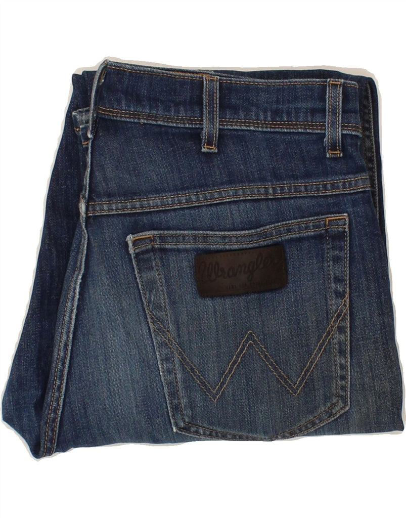 WRANGLER Mens Texas Slim Jeans W34 L31 Navy Blue Vintage Wrangler and Second-Hand Wrangler from Messina Hembry 