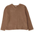L.L.Bean Womens Fleece Jumper UK 16 Large Beige Polyester