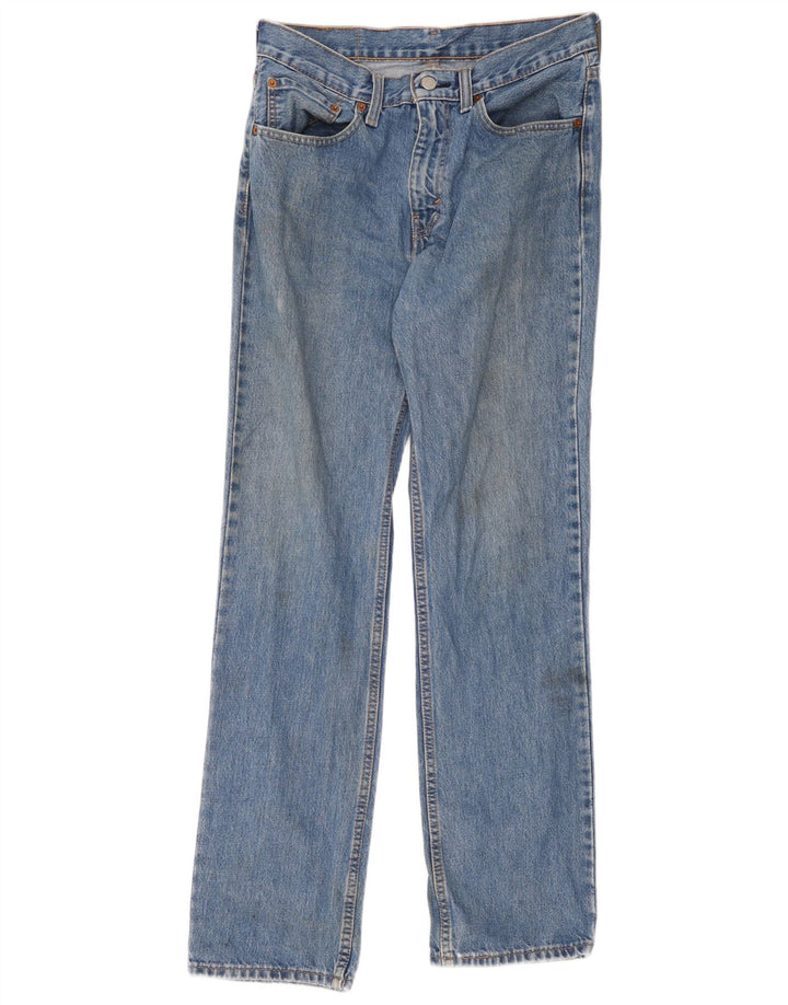 Levi's Mens 516 Straight Jeans W31 L32 Blue Cotton