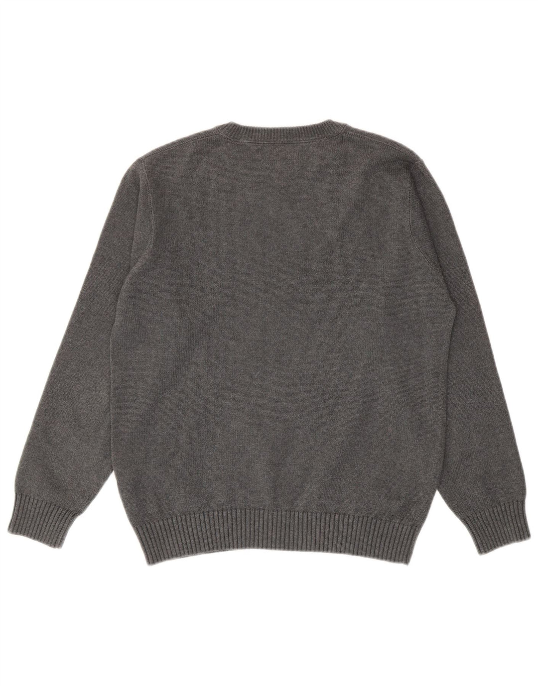 Tommy Hilfiger Mens Crew Neck Jumper Sweater Medium Grey Cotton