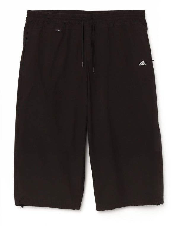 Adidas Mens Capri Tracksuit Trousers Large Black Polyester Sports