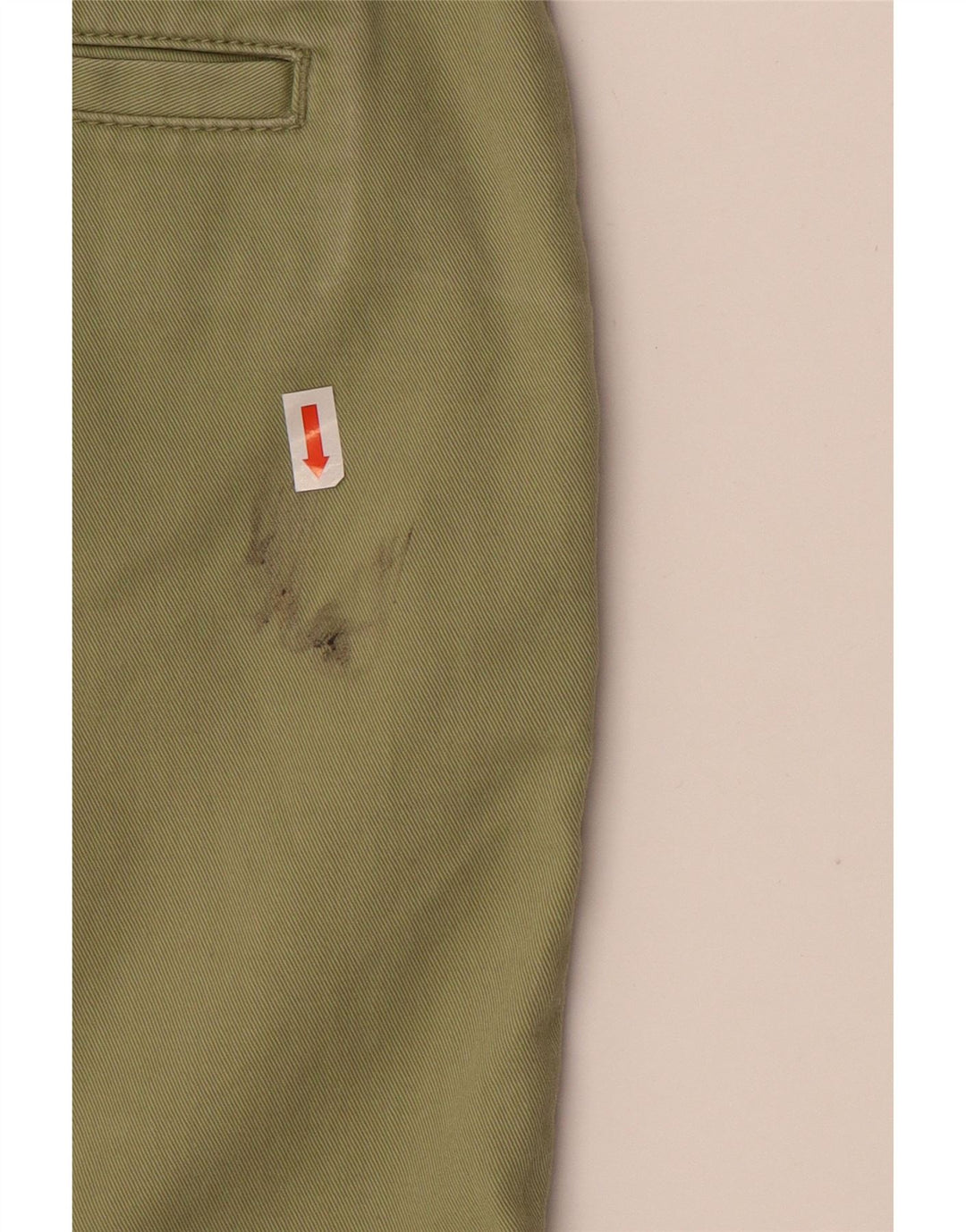 FAT FACE Womens Slim Chino Trousers UK 10 Small W32 L32 Khaki Cotton