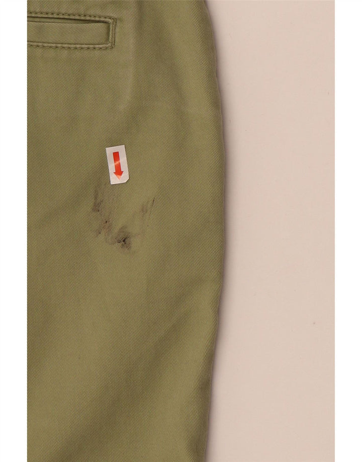 FAT FACE Womens Slim Chino Trousers UK 10 Small W32 L32 Khaki Cotton