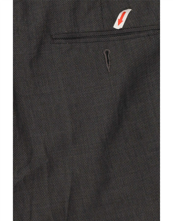 Marks & Spencer Mens Regular Fit Casual Trousers W42 L29 Grey Polyester