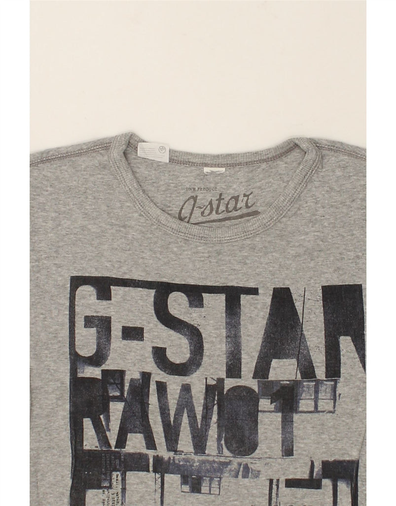 G-STAR Mens Graphic T-Shirt Top Small Grey Cotton | Vintage G-Star | Thrift | Second-Hand G-Star | Used Clothing | Messina Hembry 