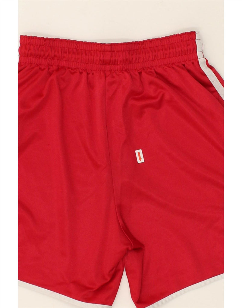 ADIDAS Boys FC Bayern Munchen Sport Shorts 15-16 Years Red Vintage Adidas and Second-Hand Adidas from Messina Hembry 