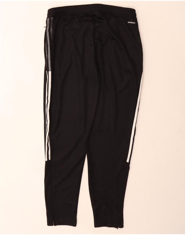 Adidas Womens Aeroready Tracksuit Trousers UK 16/18 Large  Black Polyester