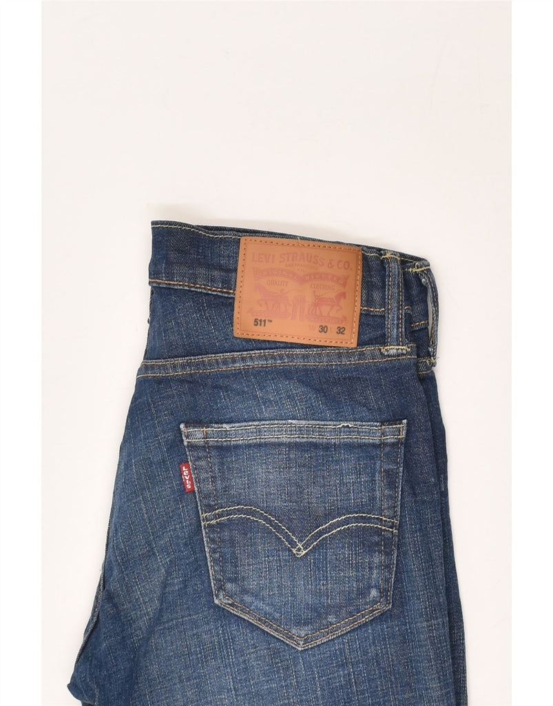 LEVI'S Mens 511 Slim Jeans W30 L28 Blue Cotton | Vintage Levi's | Thrift | Second-Hand Levi's | Used Clothing | Messina Hembry 