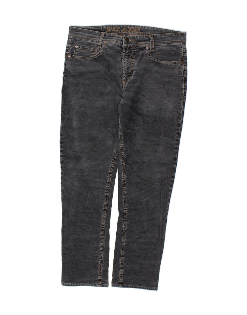 MAC Mens Slim Corduroy Trousers W34 L28 Grey | Vintage Mac | Thrift | Second-Hand Mac | Used Clothing | Messina Hembry 