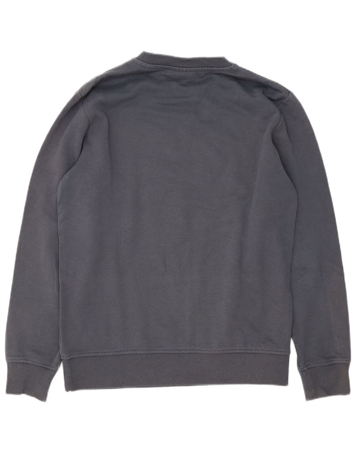 Jack & Jones Mens Graphic Sweatshirt Jumper Medium Grey