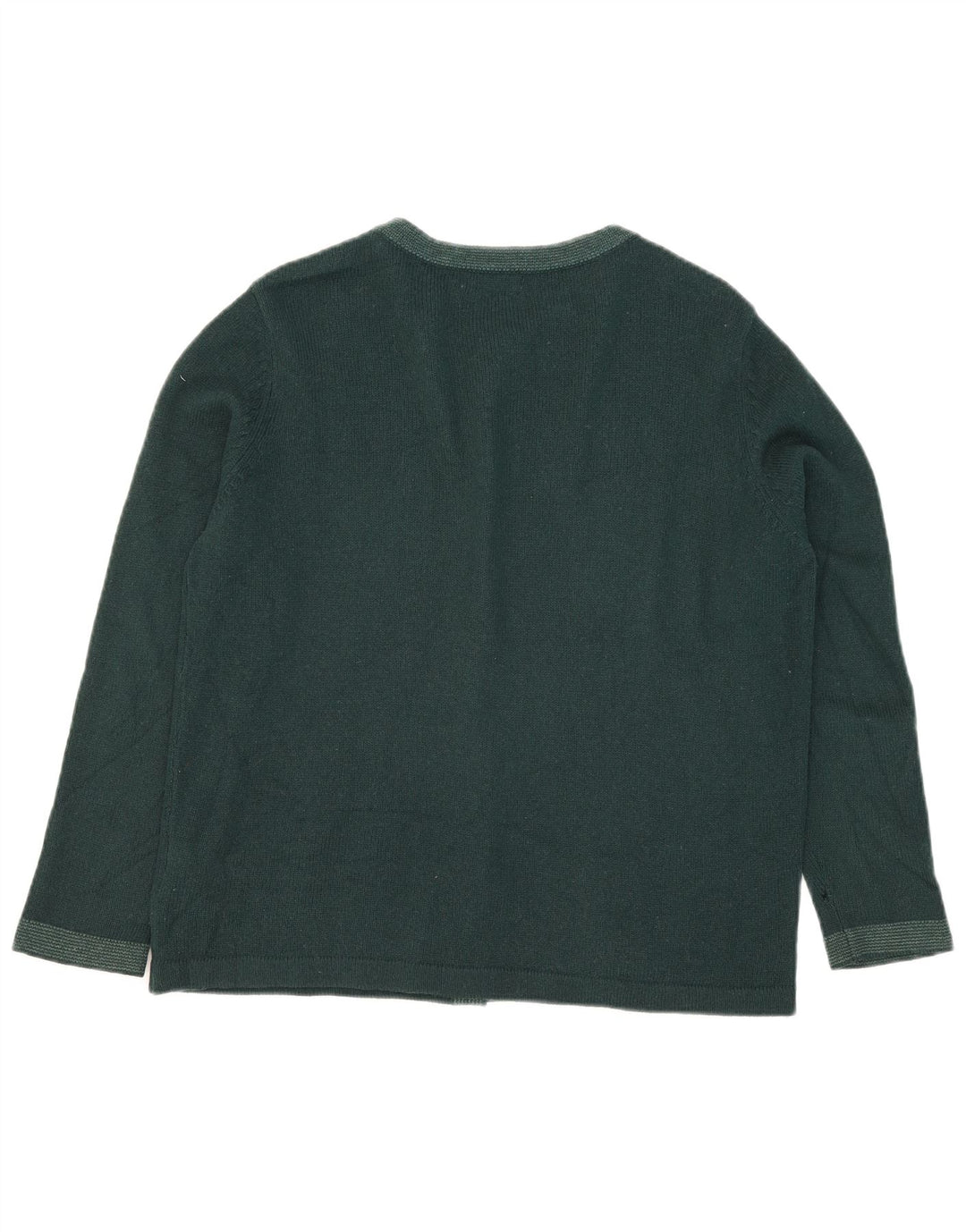 Marks & Spencer Womens Cardigan Sweater UK 16 Large Green Acrylic