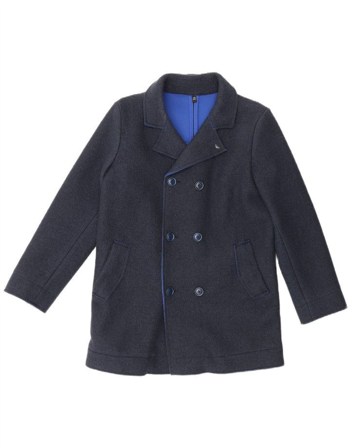 Armani Junior Boys Pea Coat 11-12 Years Navy Blue
