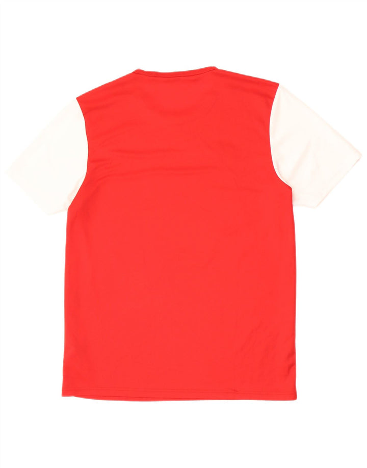 Adidas Mens Aeroready T-Shirt Top Medium Red Colourblock Polyester