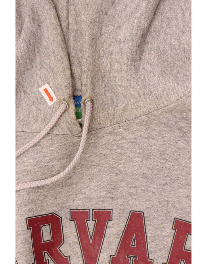 Champion Mens Harvard Graphic Regular Fit Hoodie Jumper Medium Grey