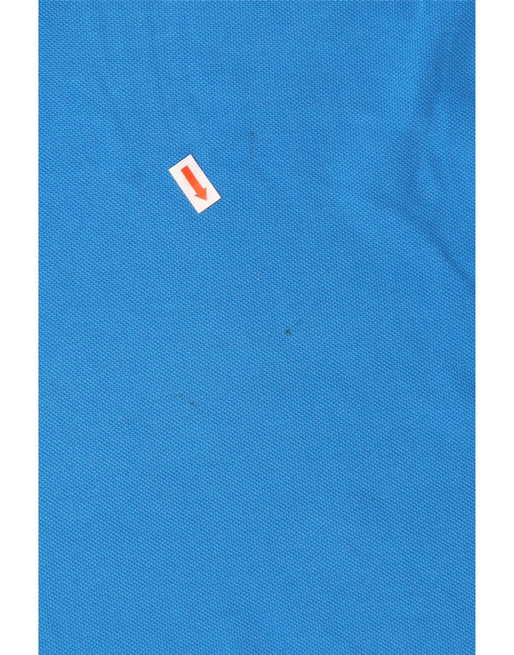ADIDAS Mens Polo Shirt XL Blue Cotton