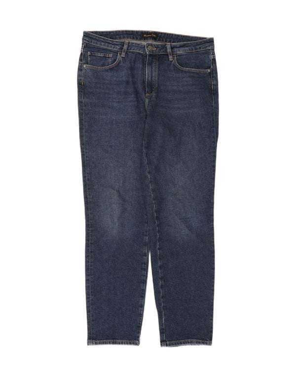 Massimo Dutti Womens Slim Jeans EU 40 Medium W30 L30 Blue Cotton