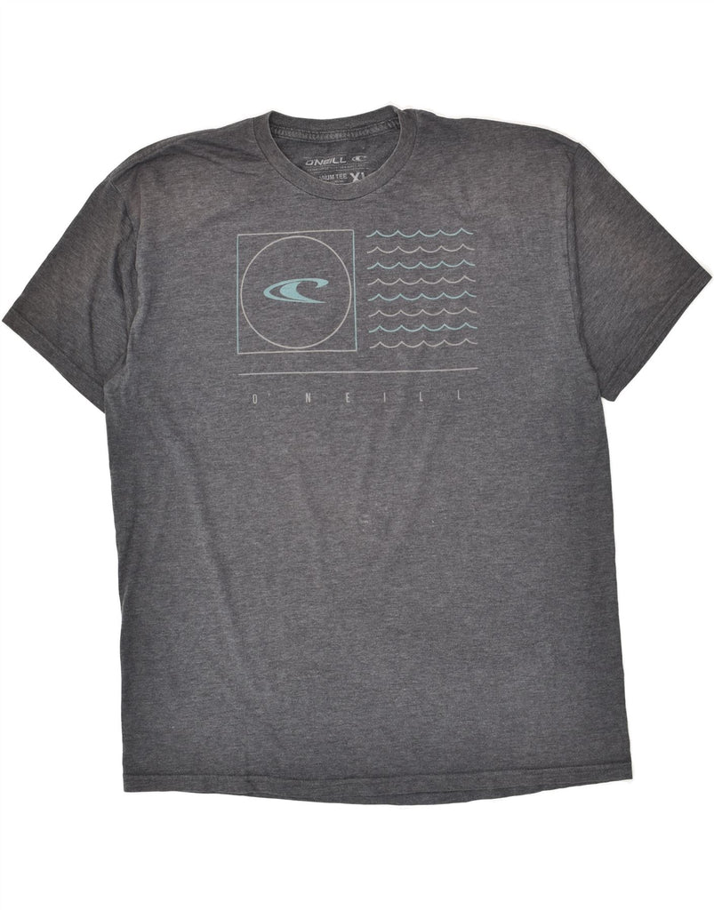 O'NEILL Mens Graphic T-Shirt Top XL Grey Cotton | Vintage O'Neill | Thrift | Second-Hand O'Neill | Used Clothing | Messina Hembry 