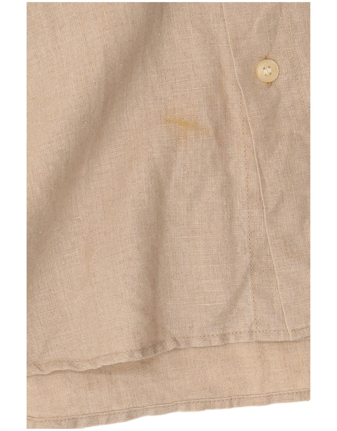 Calvin Klein Jeans Mens Shirt 2XL Beige Linen