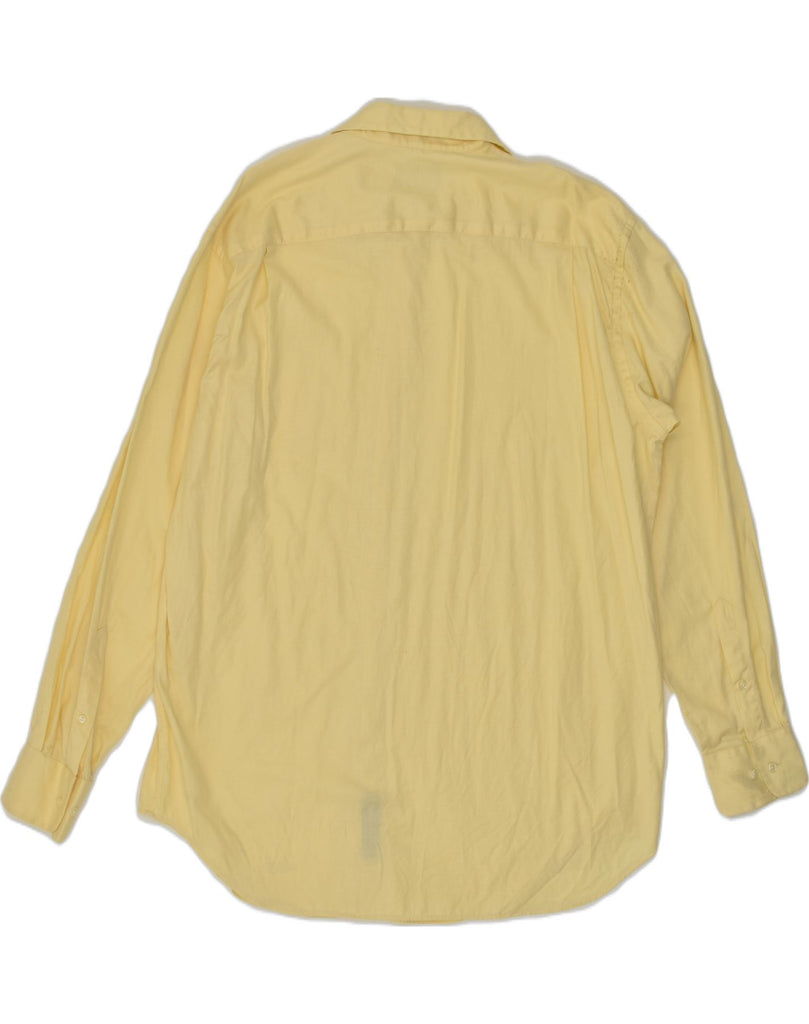 NAUTICA Mens Shirt Size 17 XL Yellow Cotton | Vintage Nautica | Thrift | Second-Hand Nautica | Used Clothing | Messina Hembry 