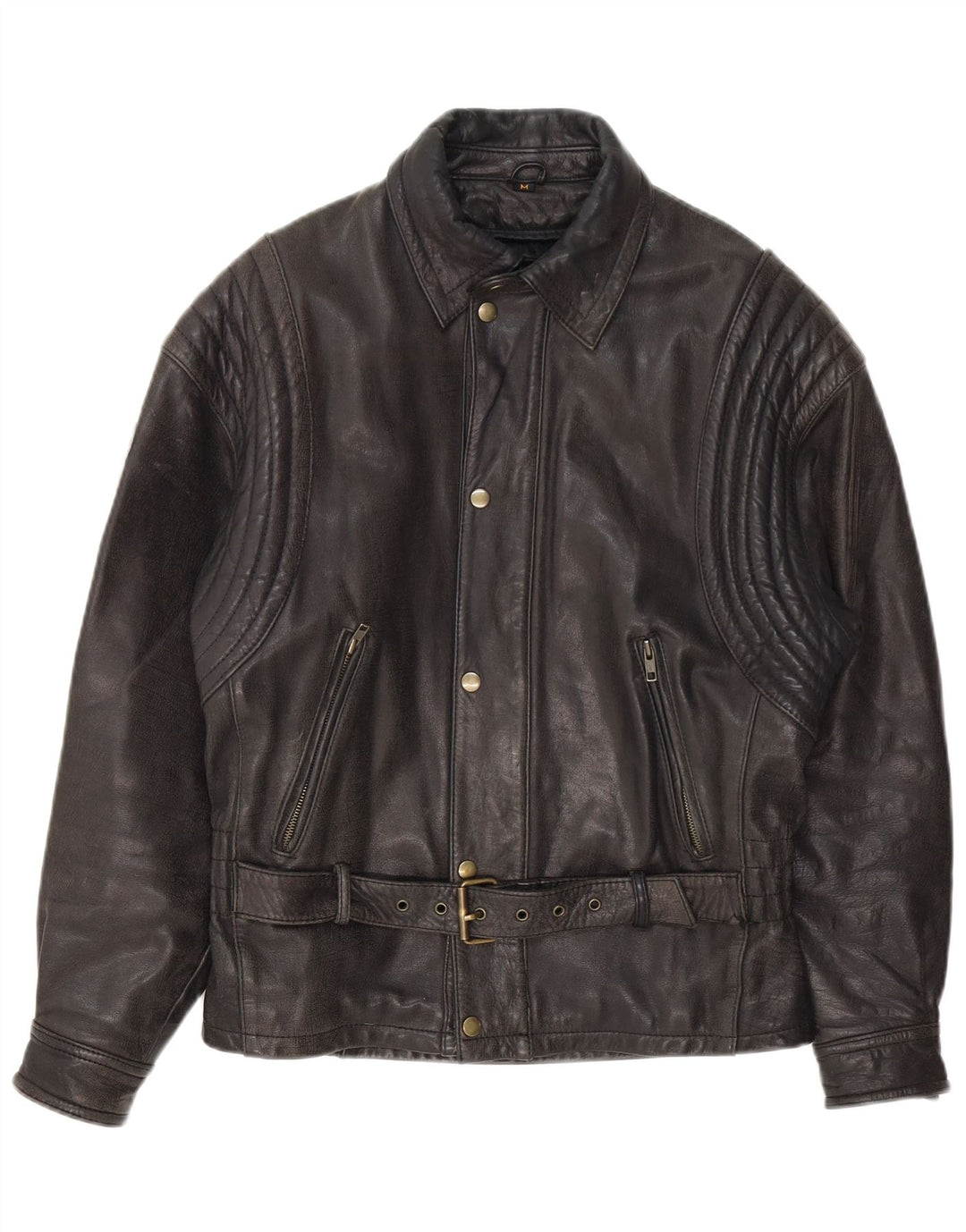 EUROX Mens Harley Davidson Moto Racer Jacket UK 38 Medium Black