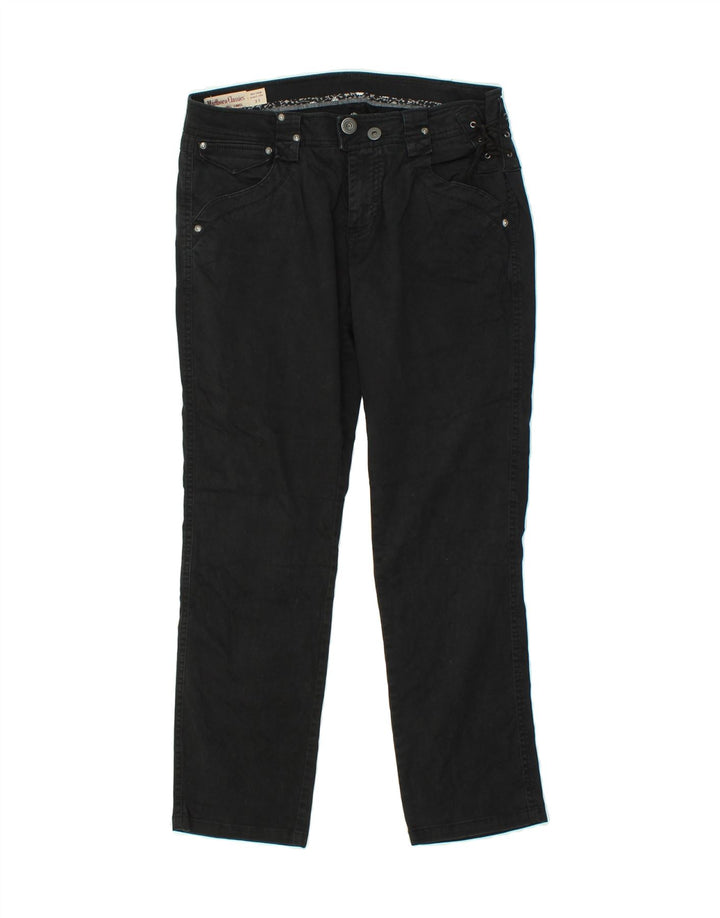 MARLBORO CLASSICS Womens Straight Casual Trousers W31 L28 Black Vintage Marlboro Classics and Second-Hand Marlboro Classics from Messina Hembry 
