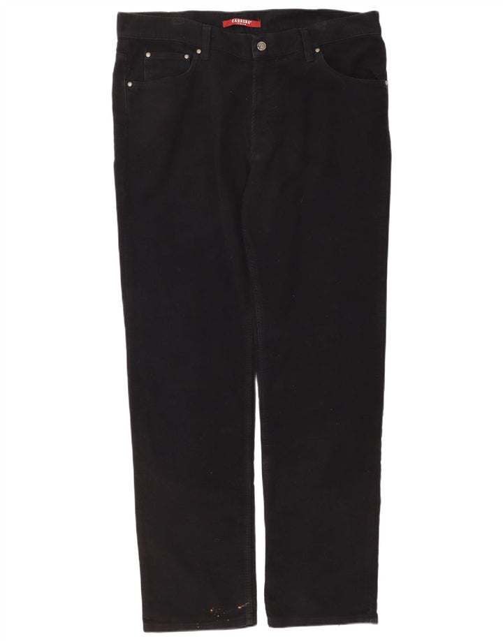 Carrera Mens Straight Casual Trousers W36 L32 Black