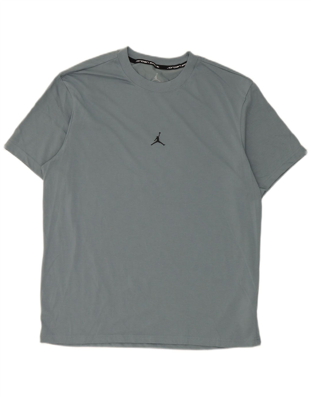 Jordan Mens Dri Fit T-Shirt Top Medium Grey Cotton