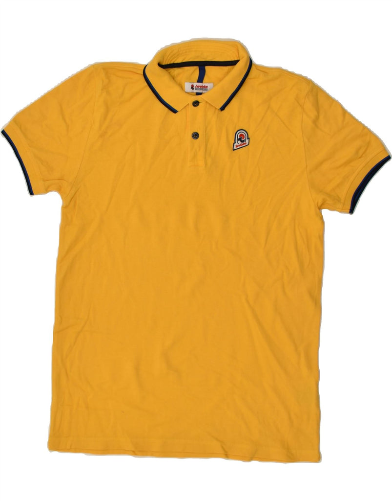 INVICTA Boys Polo Shirt 15-16 Years Yellow Cotton | Vintage Invicta | Thrift | Second-Hand Invicta | Used Clothing | Messina Hembry 