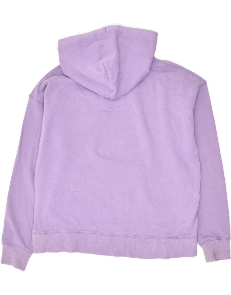 JACK WILLS Womens Oversized Hoodie Jumper UK 4 XS Purple Cotton | Vintage Jack Wills | Thrift | Second-Hand Jack Wills | Used Clothing | Messina Hembry 