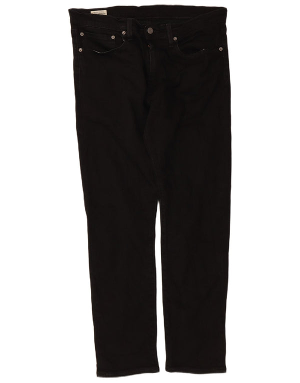 Levi's Womens 512 Slim Tapered Jeans W34 L30 Black
