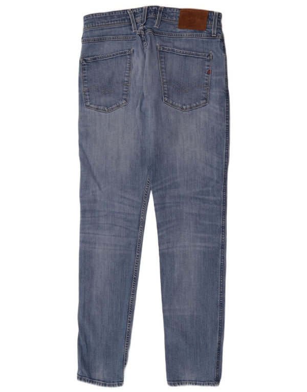 Replay Womens Anbass Slim Jeans W33 L31 Blue