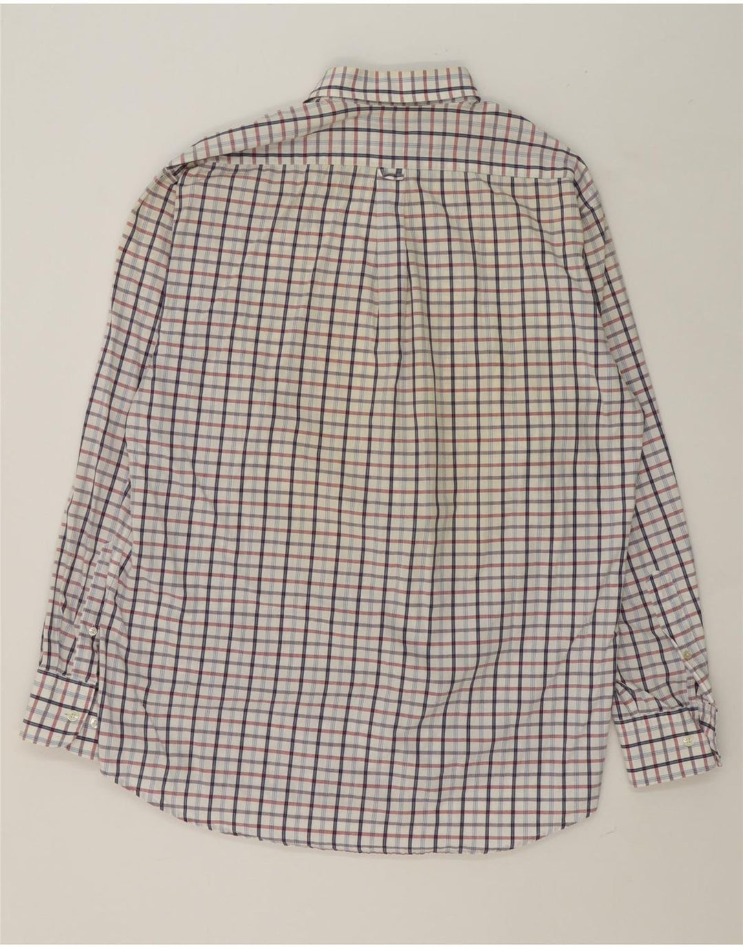 U.S. POLO ASSN. Mens Shirt Large White Check Cotton Vintage U.S. Polo Assn. and Second-Hand U.S. Polo Assn. from Messina Hembry 
